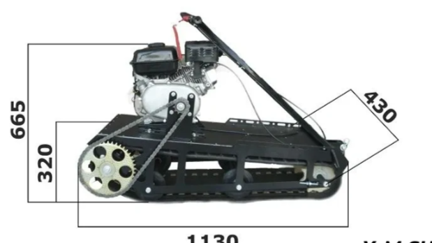 Мотобуксировщик XTREME-MOTORS "Конек-Горбунок" 6.5 л.с. в Орске
