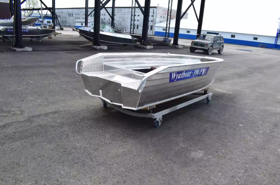 Алюминиевая лодка Wyatboat-390Р Увеличенный борт в Орске