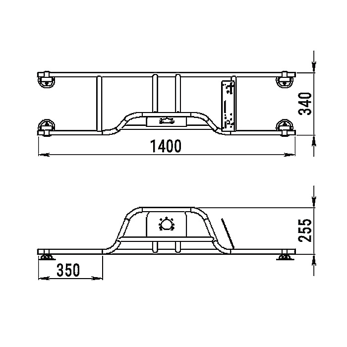 Стойка рулевая с бортовым креплением малая в Орске