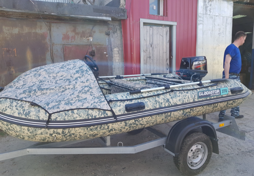 НАДУВНАЯ ЛОДКА GLADIATOR C370AL в Орске