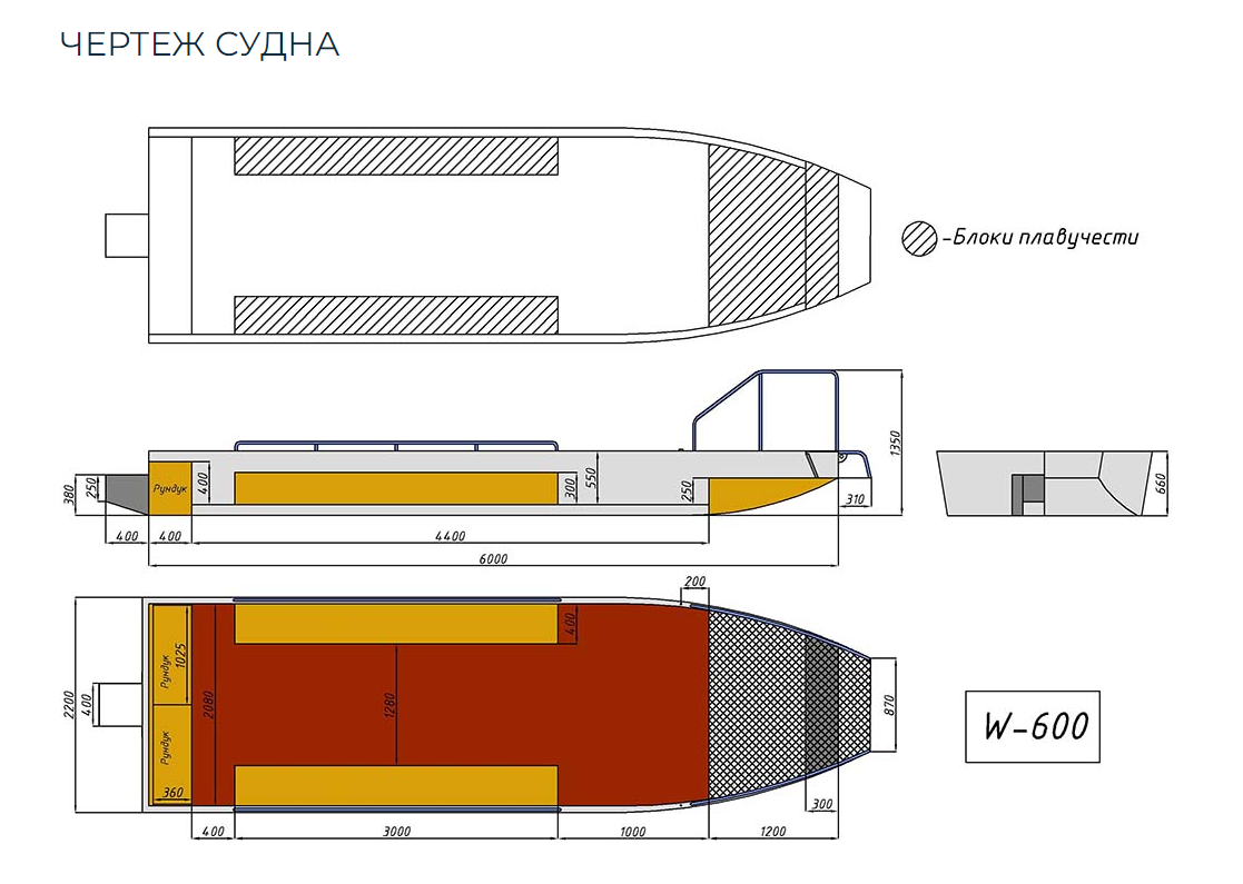 Алюминиевая лодка Wyatboat-600 в Орске