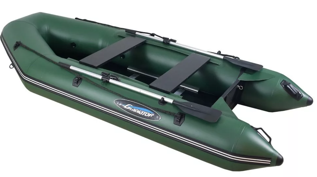 МОТОРНО-ГРЕБНАЯ ЛОДКА ПВХ GLADIATOR A 280 ТК С ФАНЕРНЫМ ДНОМ в Орске