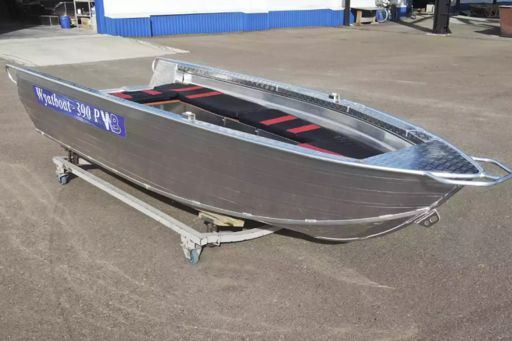 Алюминиевая лодка Wyatboat-390РМ увеличенный борт в Орске