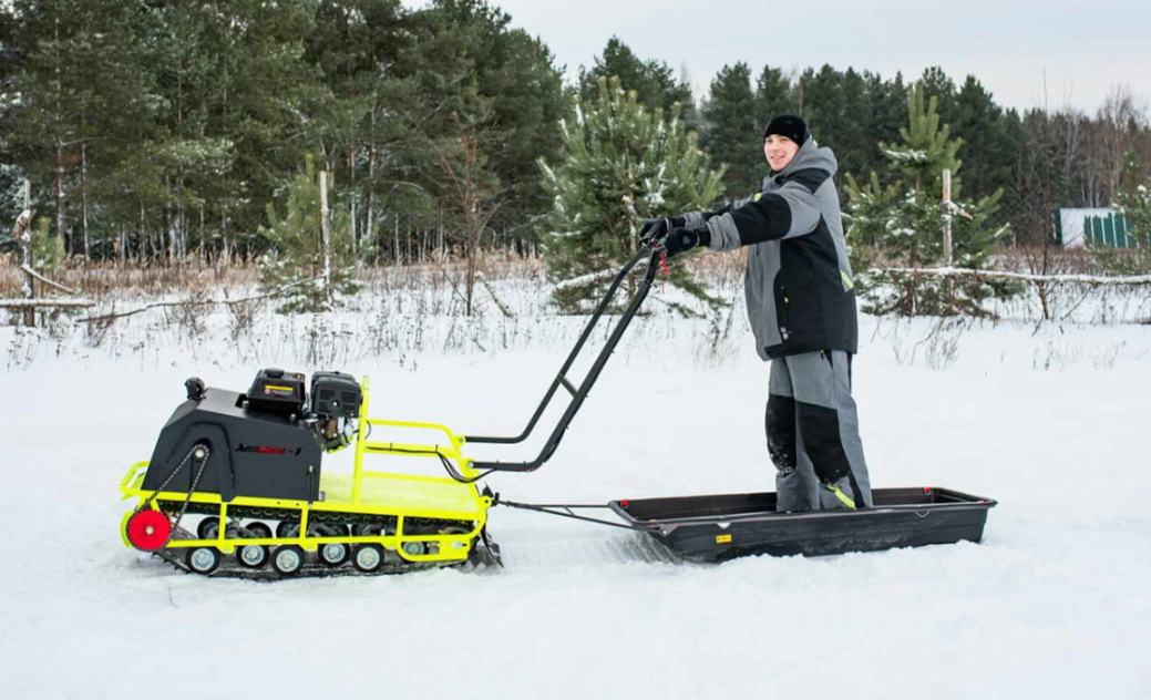 Мотобуксировщик Бурлак ХОЗЯИН-1 (капот ткань) в Орске
