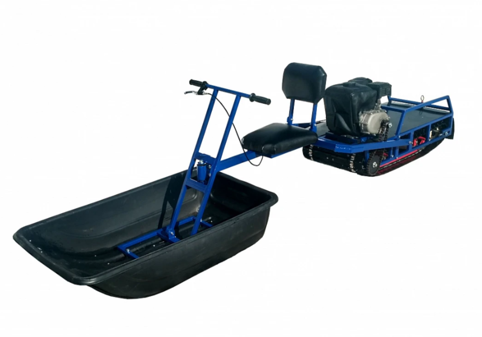 Мотобуксировщик толкач Альбатрос-XL8 с модулем. С фарой, тележки в Орске