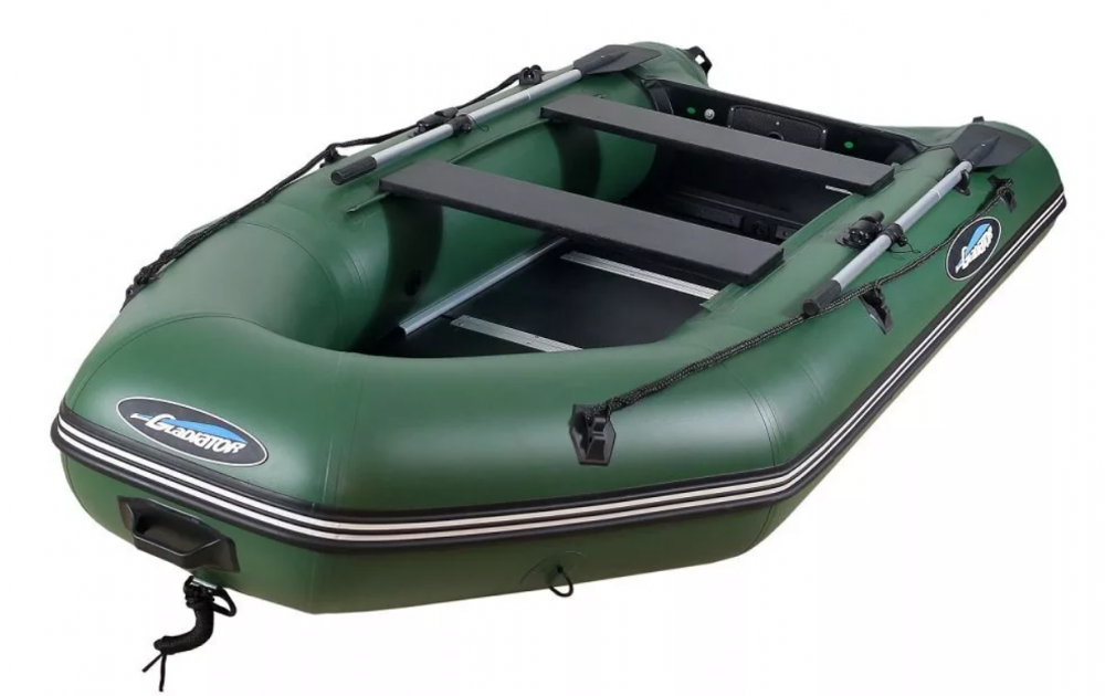 МОТОРНО-ГРЕБНАЯ ЛОДКА ПВХ GLADIATOR A 320 ТК С ФАНЕРНЫМ ПОЛОМ в Орске