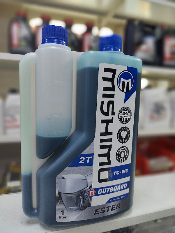 Масло MISHIMO 2T OUTBOARD (ESTER) полусинтетика 1 л в Орске