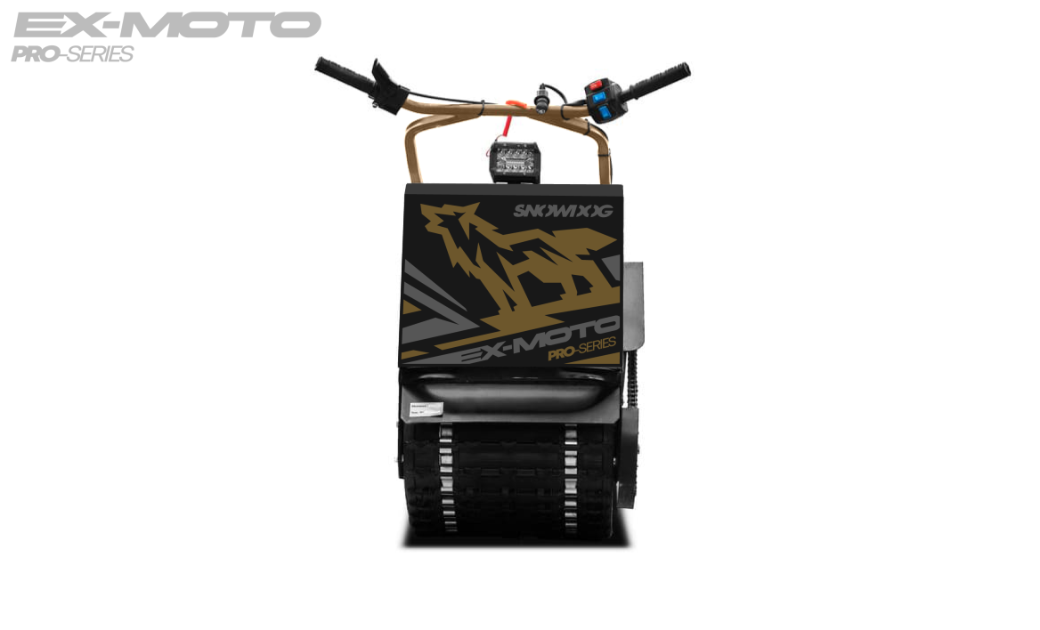 Мотобуксировщик EX-MOTO SNOWDOG S380 8л.с. в Орске