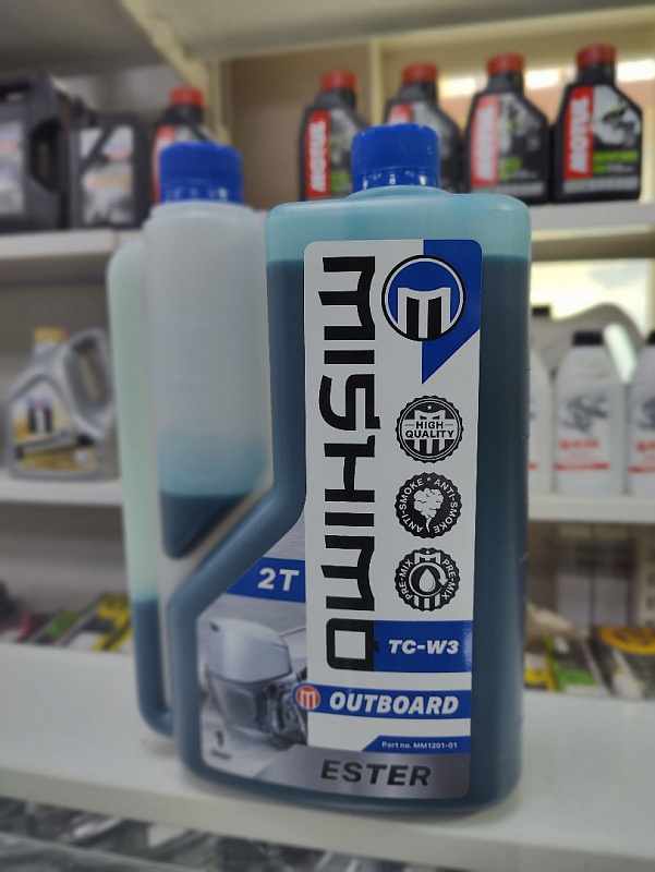 Масло MISHIMO 2T OUTBOARD (ESTER) полусинтетика 1 л в Орске