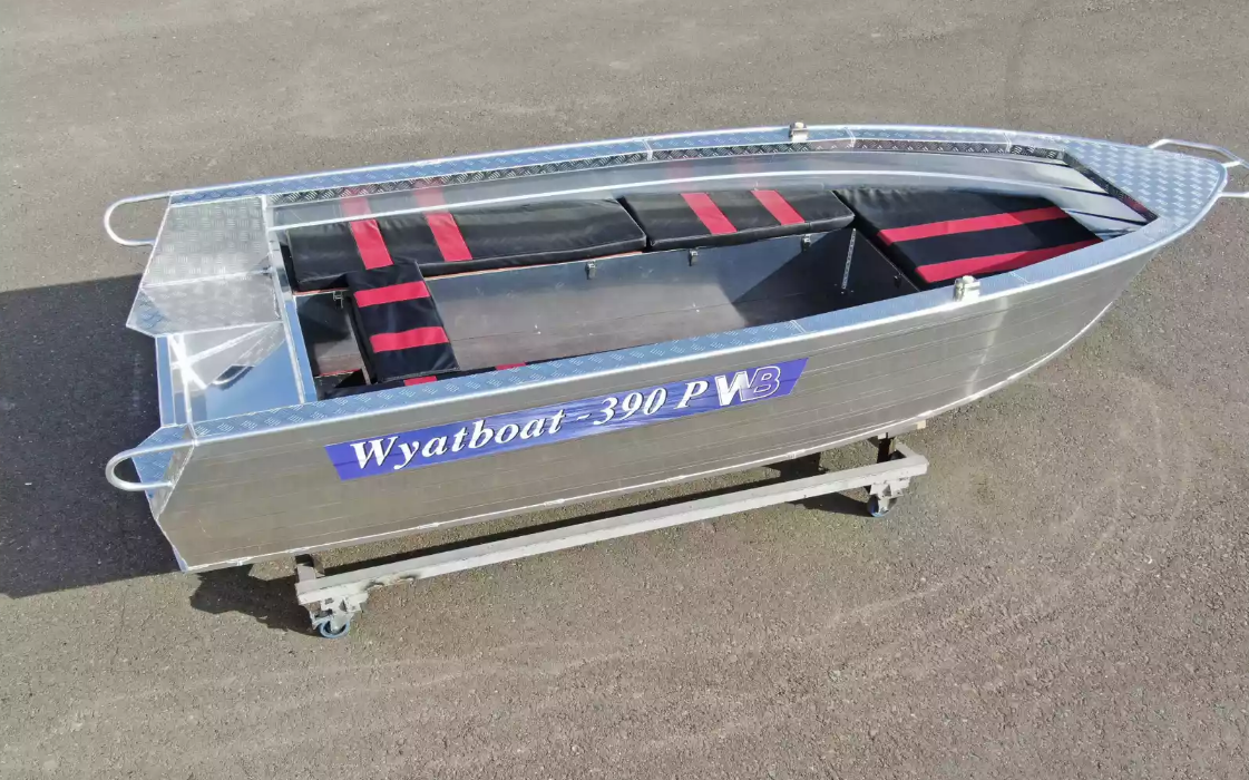 Алюминиевая лодка Wyatboat-390РМ увеличенный борт в Орске