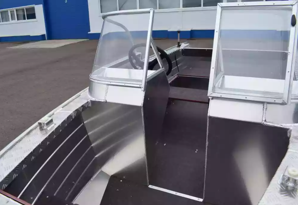 Алюминиевая лодка Wyatboat-390 DCM Увеличенный борт в Орске