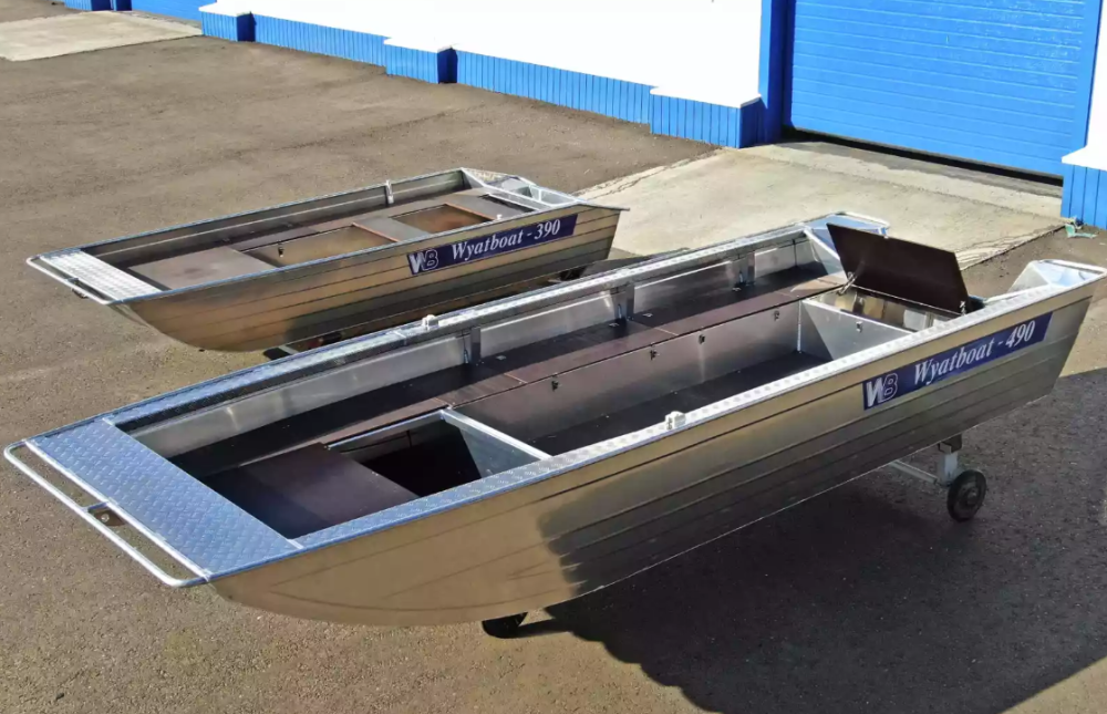 Алюминиевая лодка Wyatboat-490 Jonboat в Орске