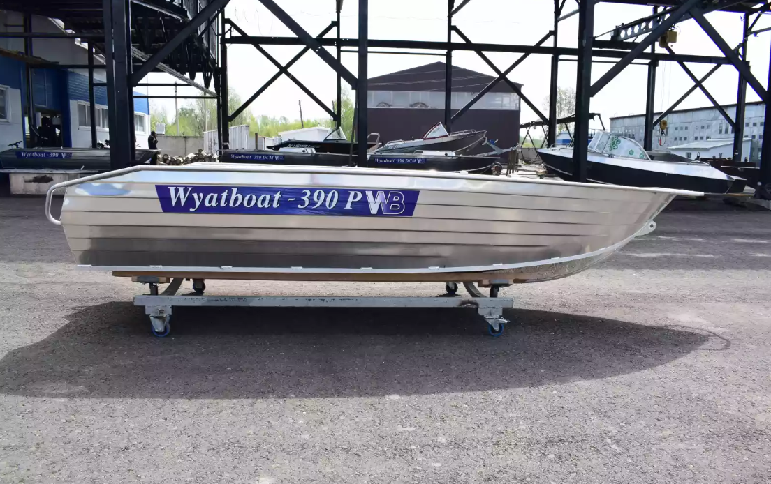 Алюминиевая лодка Wyatboat-390Р Увеличенный борт в Орске