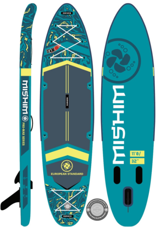 SUP (САП) Доска MISHIMO PRO-MAX Light Teal 11,6’ (355см) в Орске