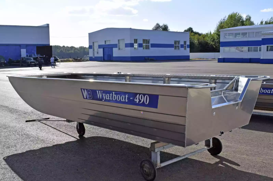 Алюминиевая лодка Wyatboat-490 Jonboat в Орске