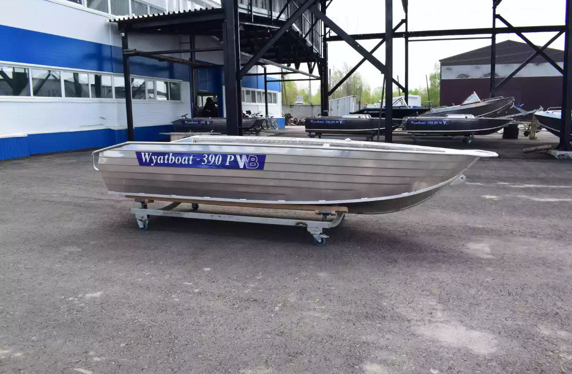 Алюминиевая лодка Wyatboat-390Р Увеличенный борт в Орске