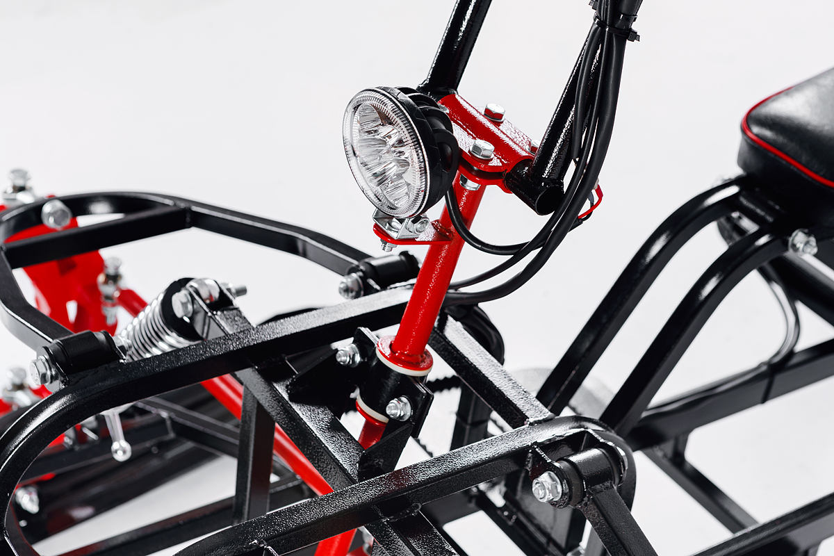 Лыжный модуль IKUDZO с подогревом ручек пластиковые лыжи в Орске