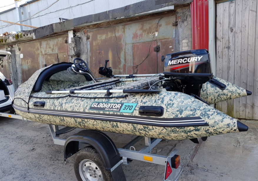 НАДУВНАЯ ЛОДКА GLADIATOR C370AL в Орске