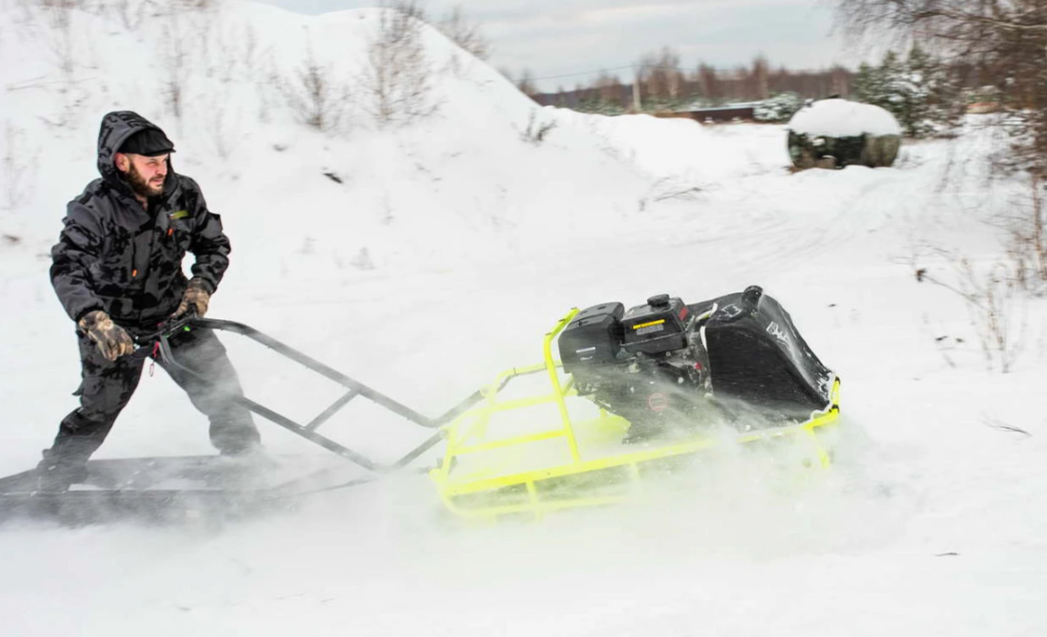 Мотобуксировщик Бурлак ХОЗЯИН-1 (капот ткань) в Орске