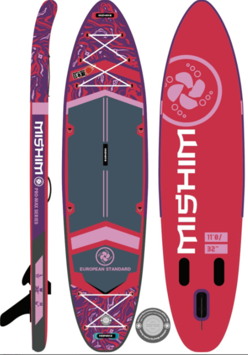 SUP (САП) Доска MISHIMO PRO-MAX Viva Magenta 10.8’ (330см) в Орске