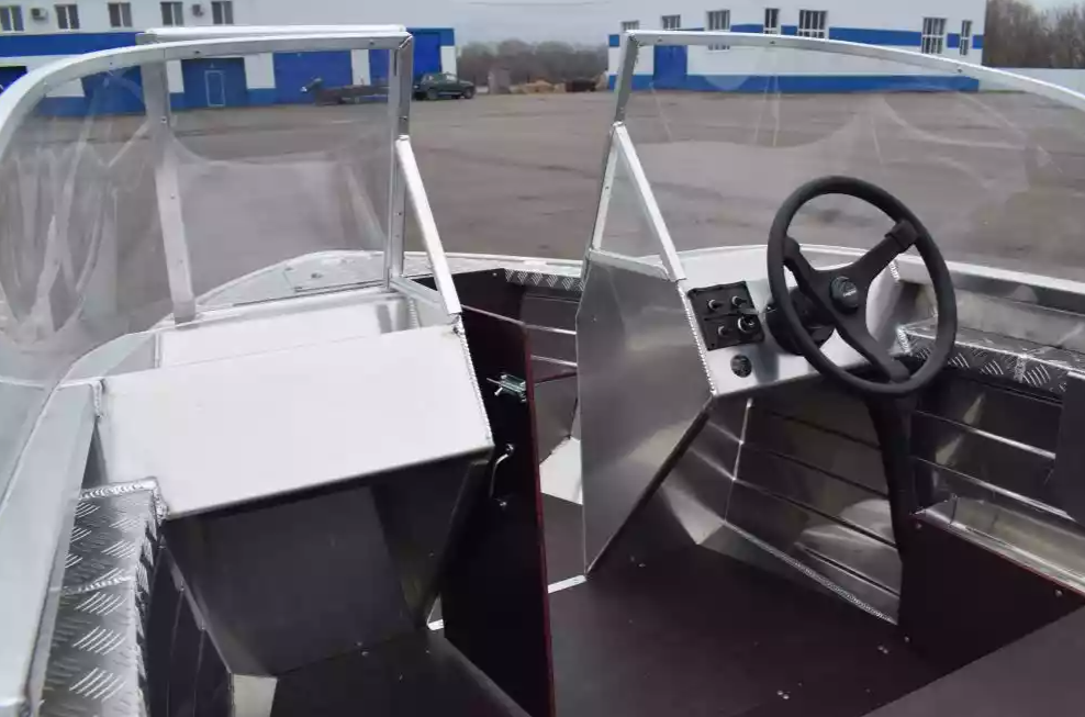 Алюминиевая лодка Wyatboat-390 DCM Увеличенный борт в Орске