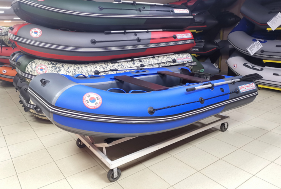 КОМПЛЕКТ Лодка MISHIMO PRO 350 + ЛОДОЧНЫЙ МОТОР MARLIN MP 9.9 (20) AMHS PRO в Орске