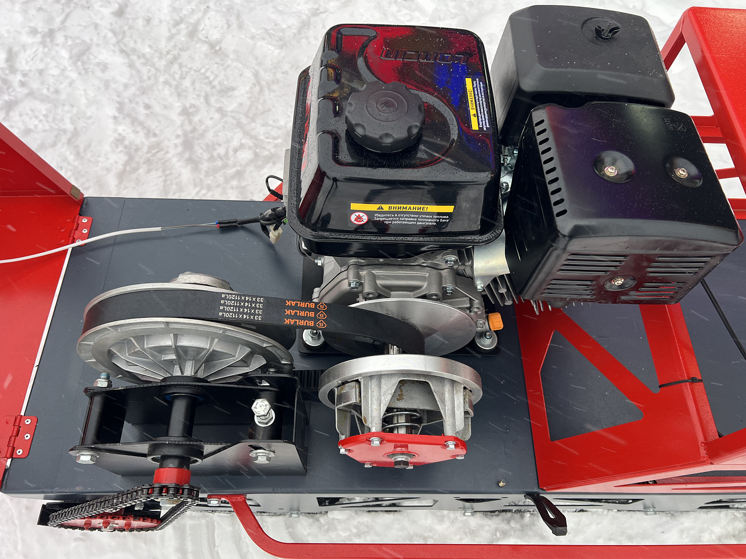 Мотобуксировщик EX-MOTO SNOWDOG S500 15л.с в Орске