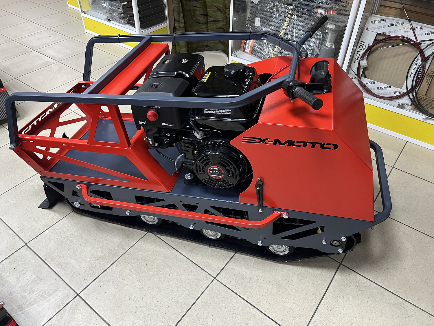 Мотобуксировщик EX-MOTO SNOWDOG S500 15л.с в Орске