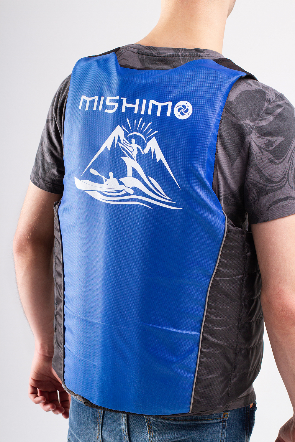 Жилет спасательный MISHIMO PRO Премиум качества Черно-синий в Орске
