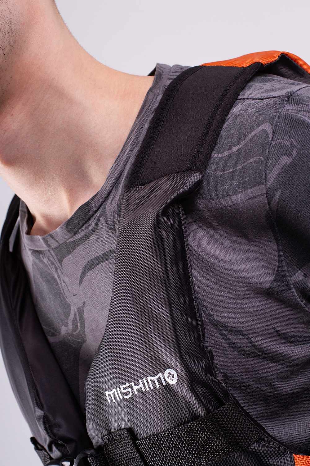 Жилет спасательный MISHIMO PRO Премиум качества Черно-оранжевый в Орске